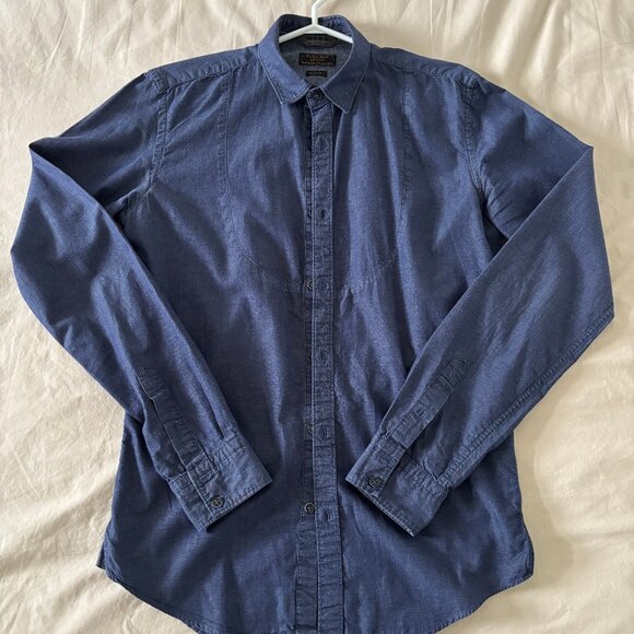 Zara Denim Shirt - Picture 1 of 7